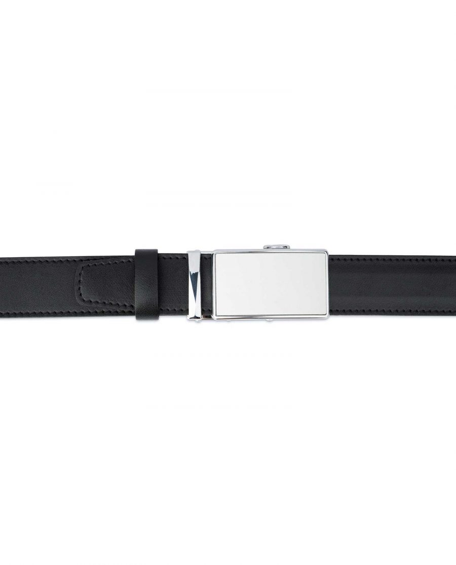 White Buckle Belt Without Holes 2