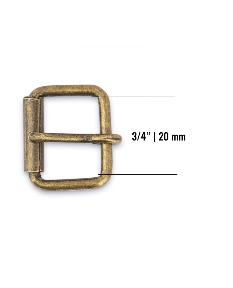 Antique Brass Belt Buckle 20 Mm Size 1