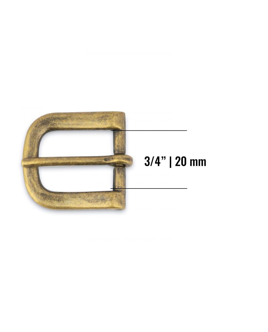 Antique Brass Belt Buckle 20 Mm Size