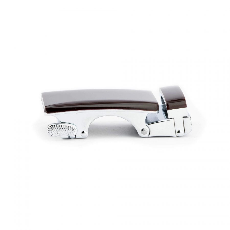 Brown Automatic Belt Buckle Mens 3