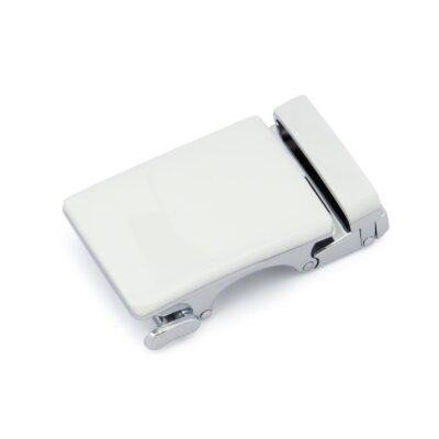 White Automatic Belt Buckle 1