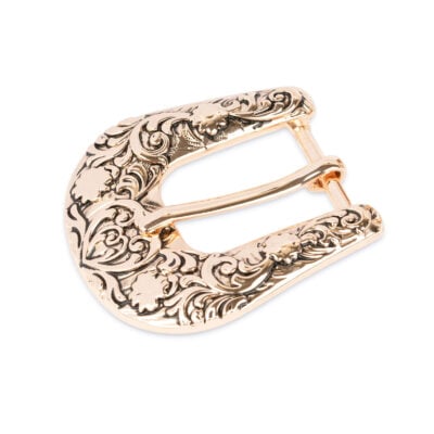 Cowgirl rose gold belt buckle WEST25ROGD 1