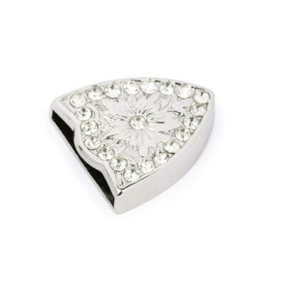 Western belt buckle end tips with rhinestones TIWE35NIRH 1