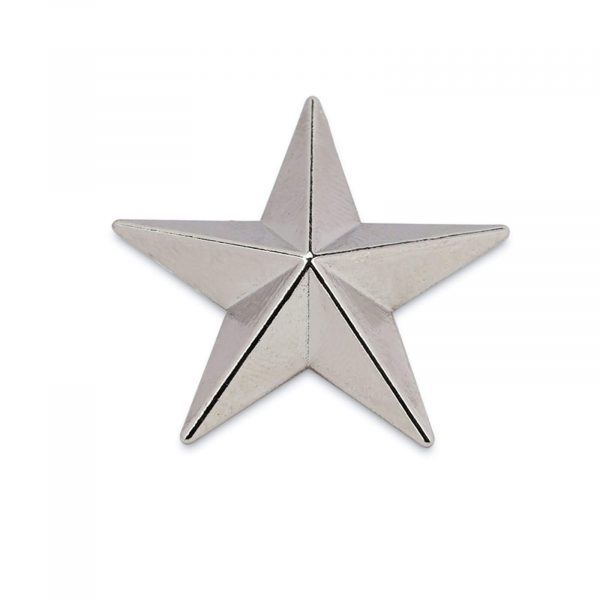 star belt buckle STAR29SILV 1