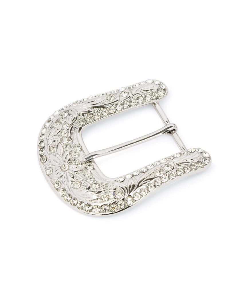 western-rhinestone-belt-buckle  display picture 2