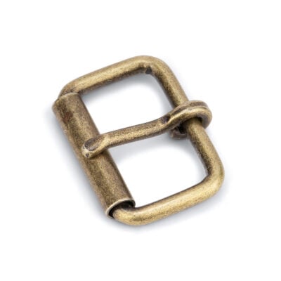 bronze roller belt buckle 31 mm BZRL31GDPT 1