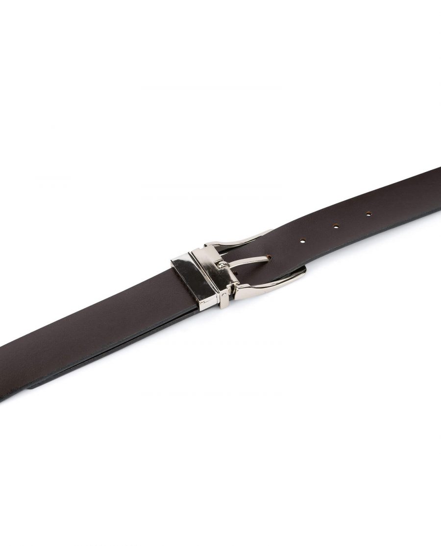 mens belt reversible saffiano leather 3 5 cm 3