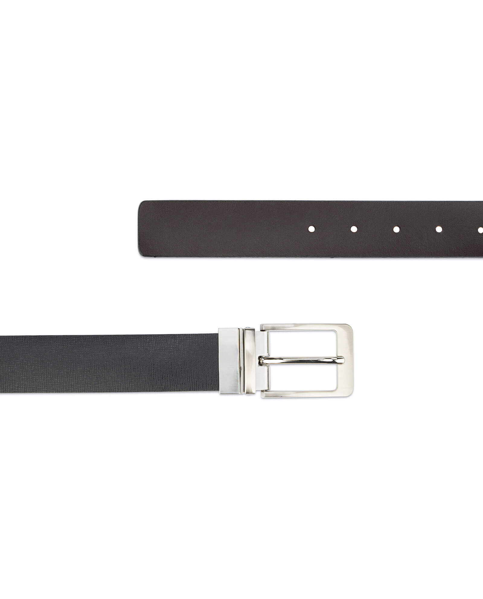 Buy Men's Belt Reversible | Saffiano Leather 3.5 cm | Capo Pelle