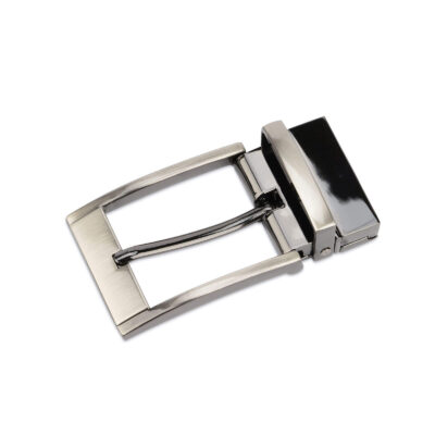 replacement reversible belt buckle 35 gunmetal gray REGN35ARPL 1 Leather Belts Online