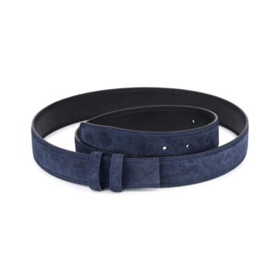 Blue Suede Belt Strap STSU34NVCU 1