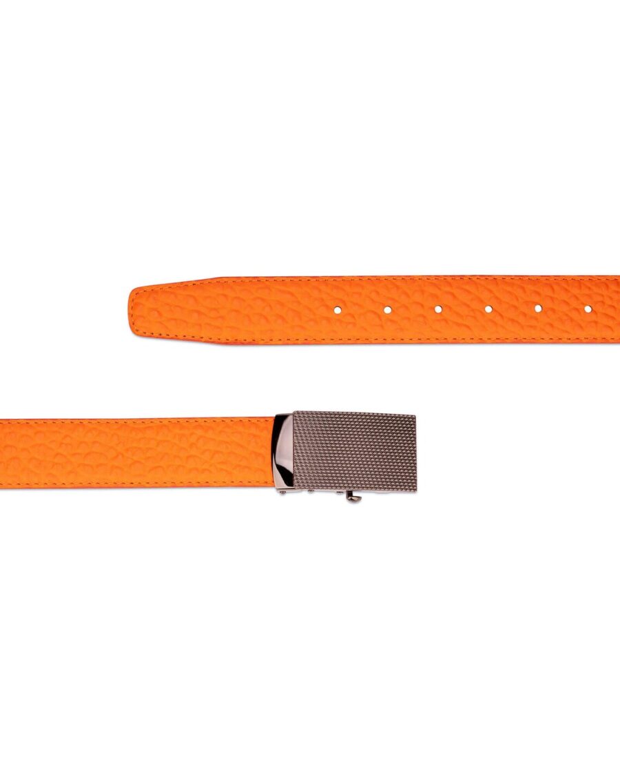 Clickit Orange Belt Men Genuine Leather 2