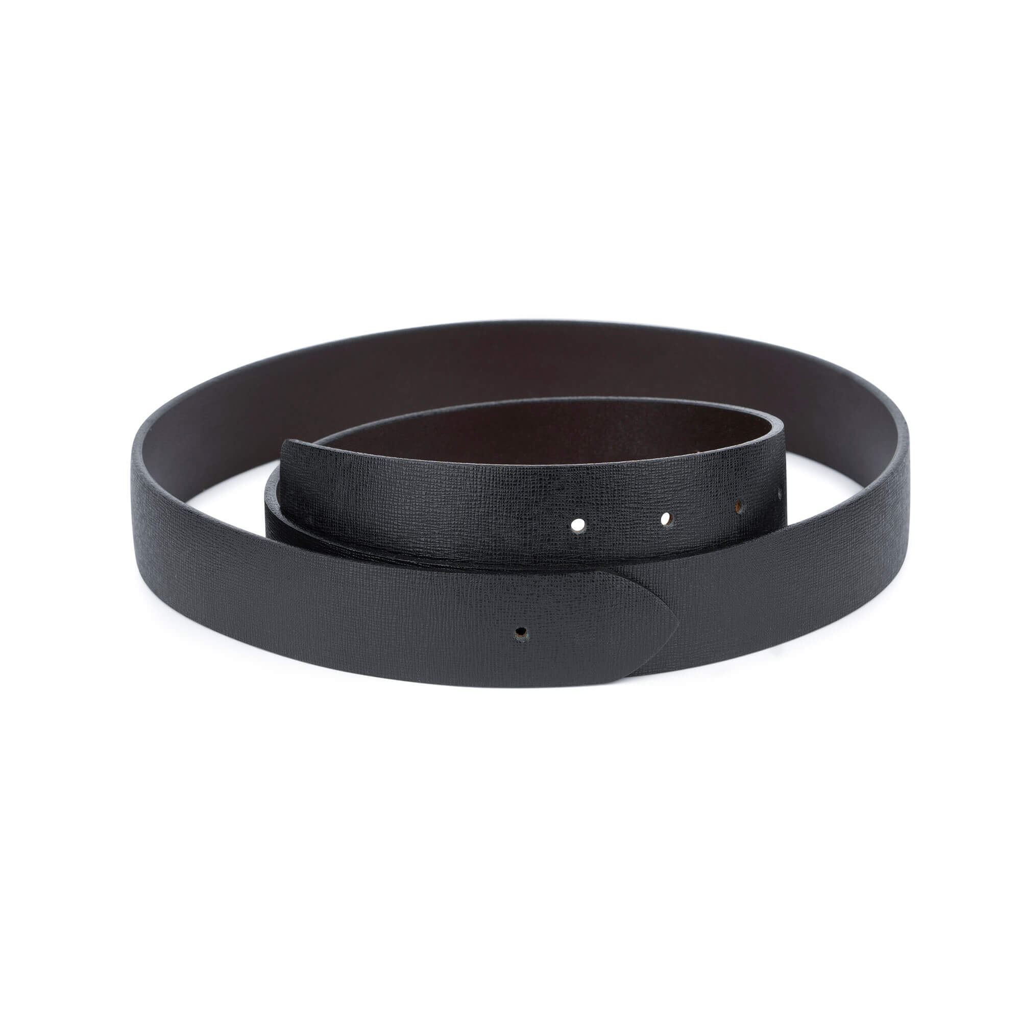 Buy Saffiano Leather Belt Strap Without Buckle | Capo Pelle