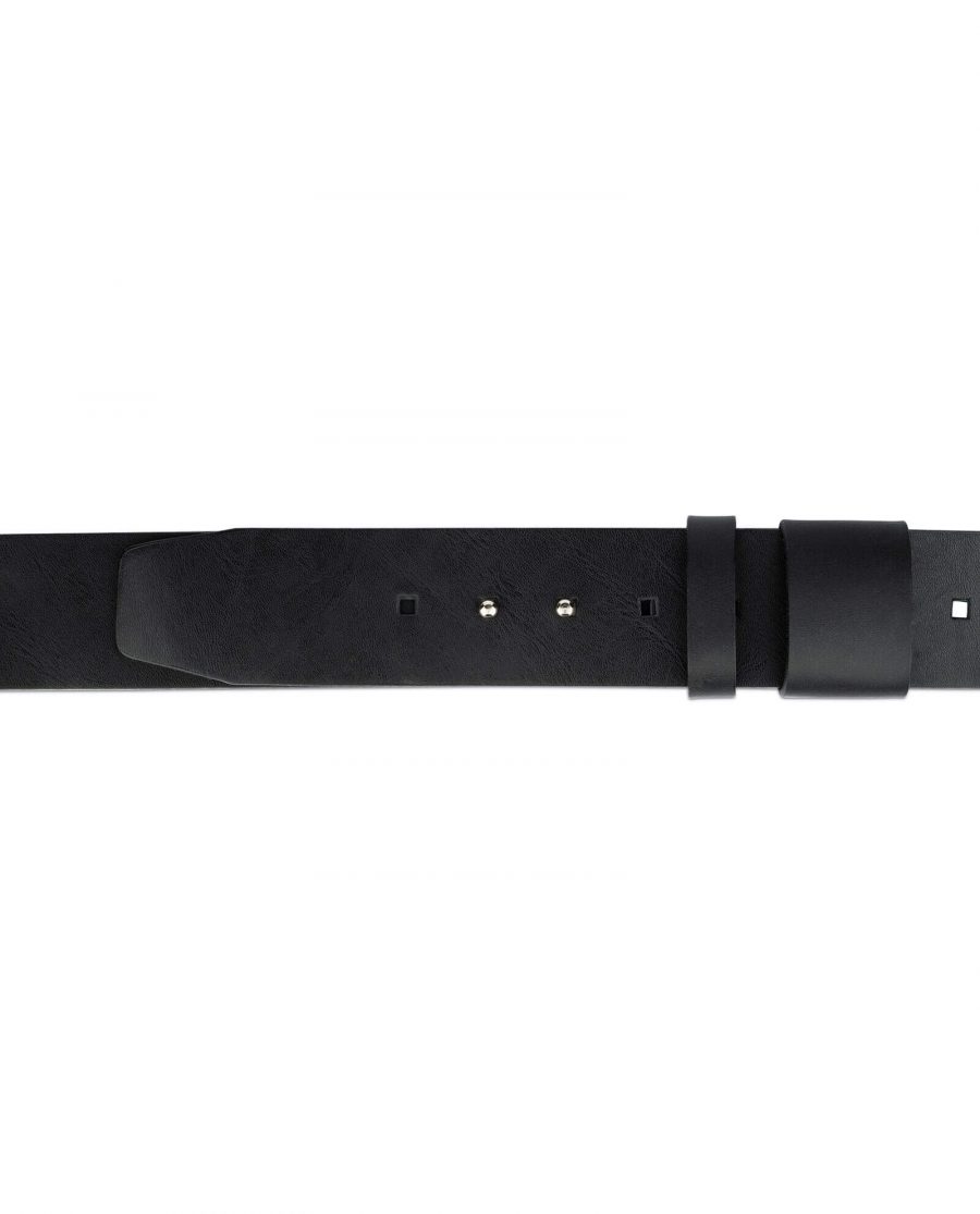 2 inch black belt without buckle 3
