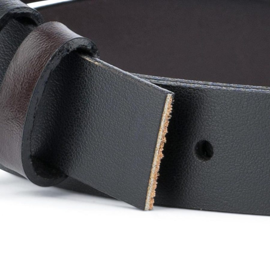 Reversible Belt Strap Black Brown 1 Inch3