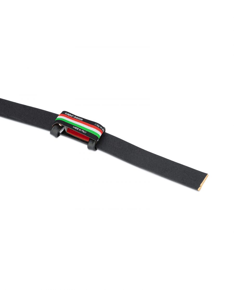black belt leather strap 20 mm 3