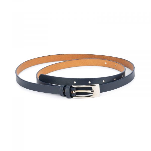 dark blue skinny belt for dresses 1