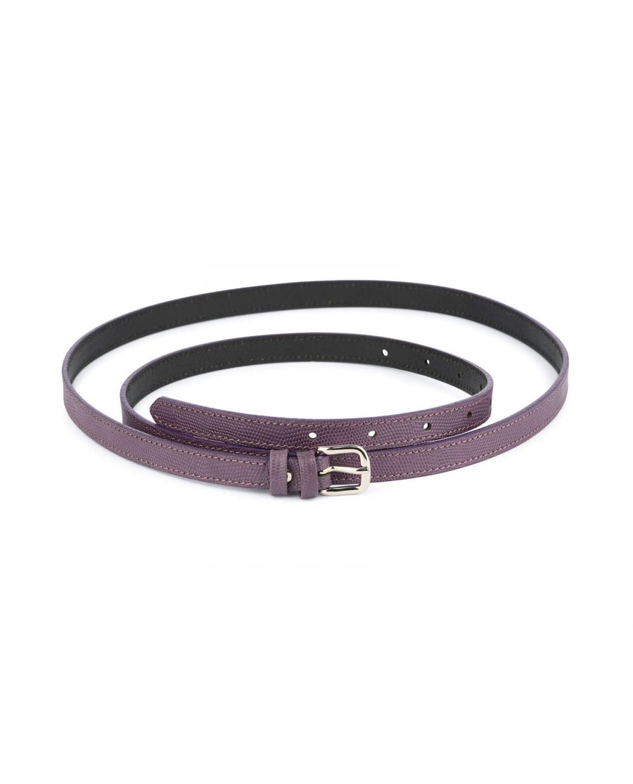 violet womens skinny belt 1