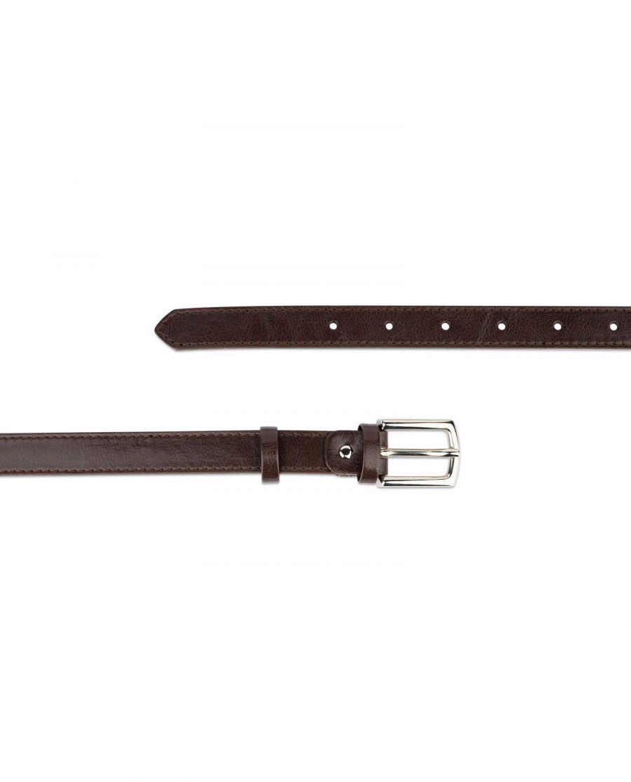 womens brown leather belt 2 0 cm 2