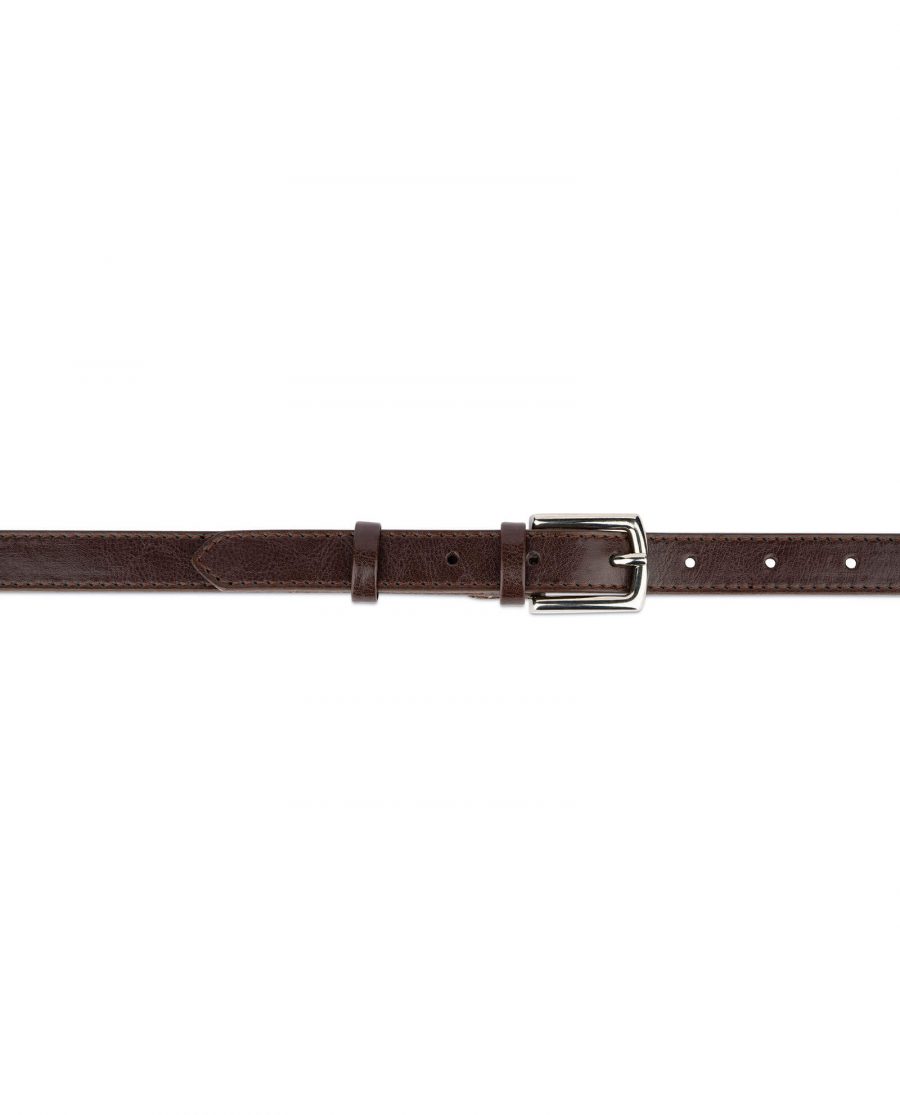 womens brown leather belt 2 0 cm 3