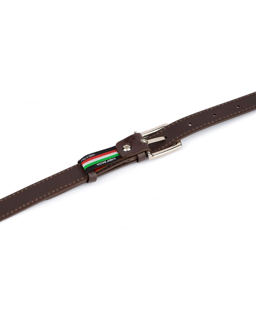 womens brown leather belt 2 0 cm 4