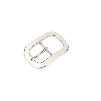 womens silver belt buckle rounded corners 30 mm 0