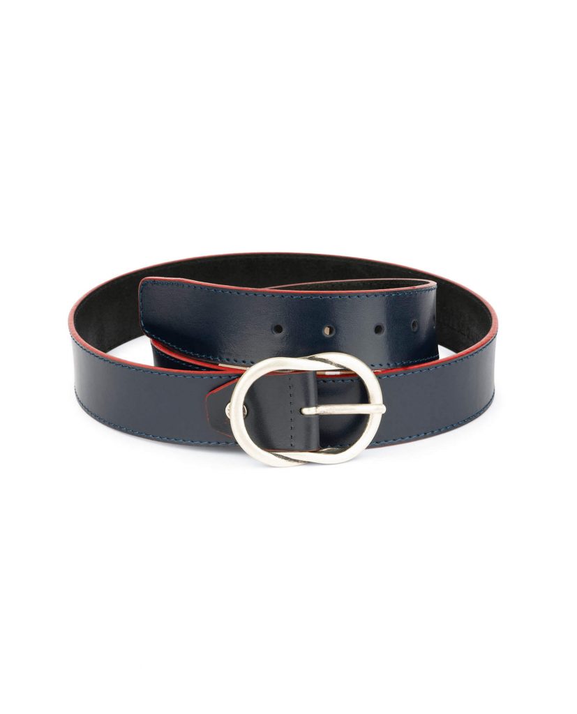 ladies navy belt