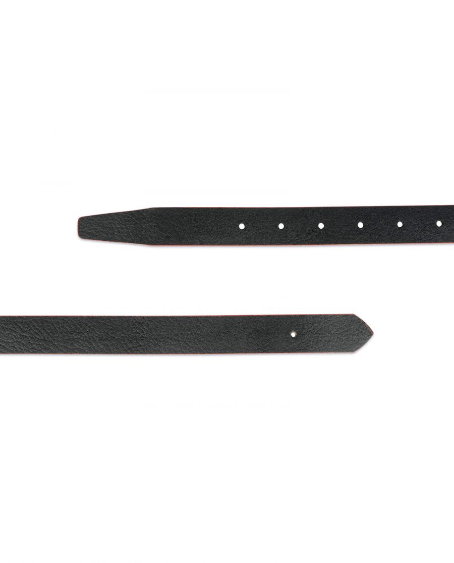 Buy 1 Inch Black Belt Leather Strap | LeatherBeltsOnline.com