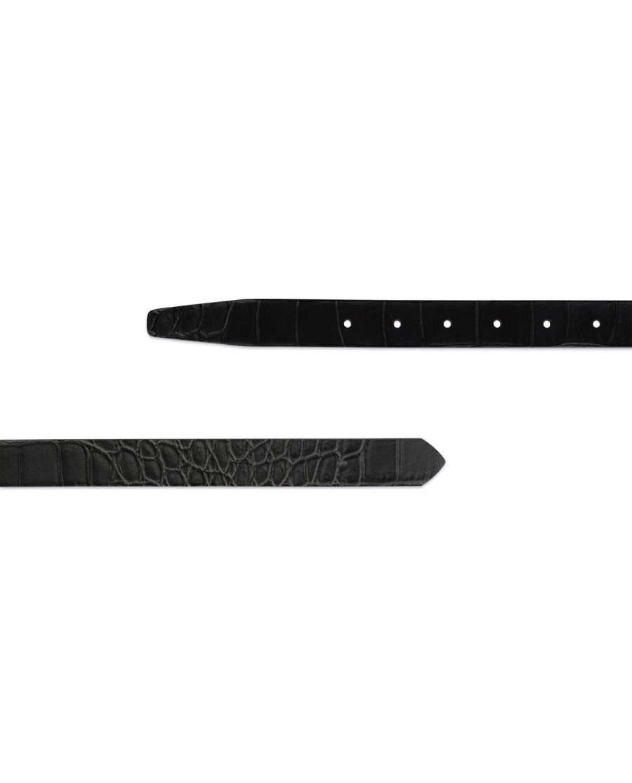 Buy 25 Mm Replacement Croco Leather Belt Strap | LeatherBeltsOnline