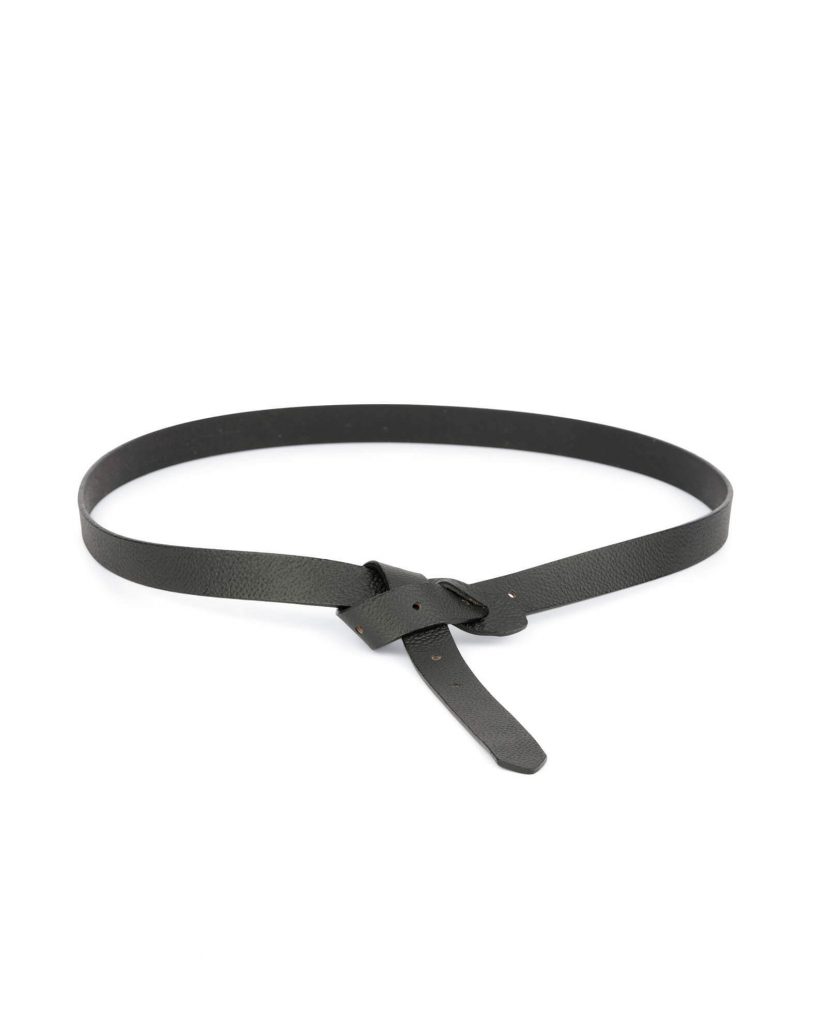 Buy Black Skinny Waist Belt For Women