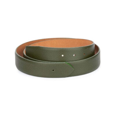 forest green replacement belt strap without buckle 1