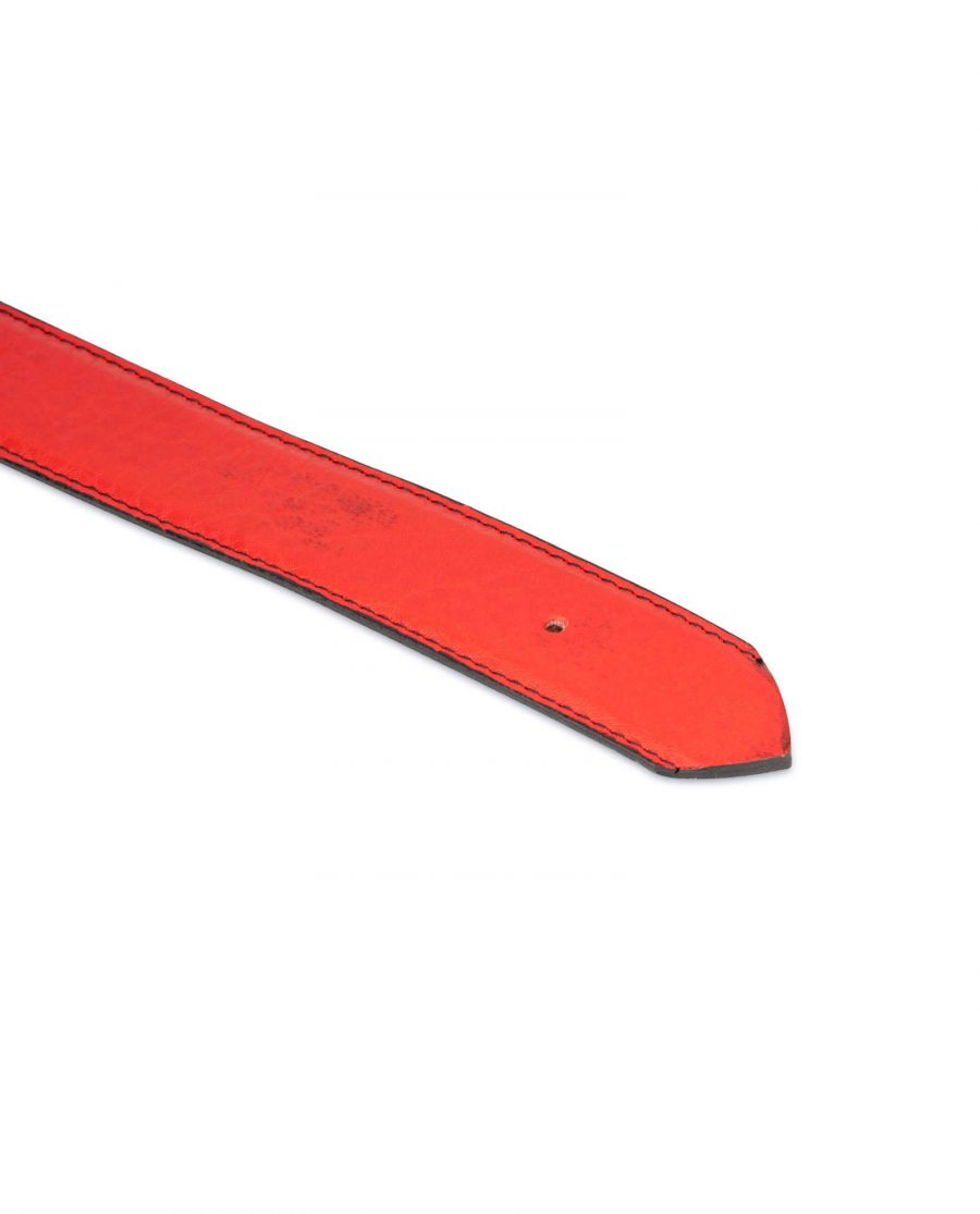 replacement mens red belt strap 3