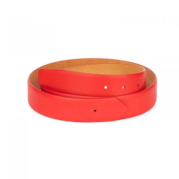 replacement red mens belt strap 0