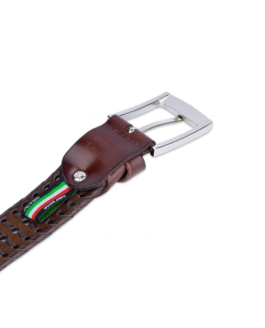 brown braided belt for men 35usd 1