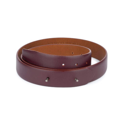 burgundy mens belt without buckle 35usd 28 42 0