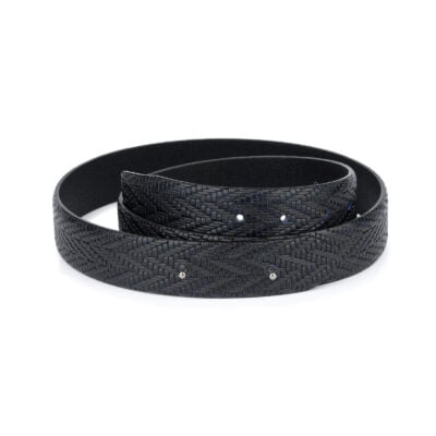 embossed navy blue mens belt without buckle 35usd 28 42 0