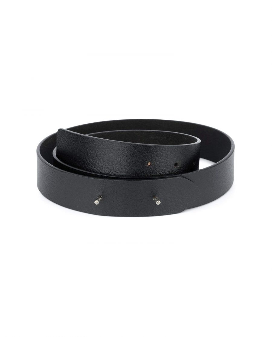 mens black leather belt without buckle 35usd 28 34 0