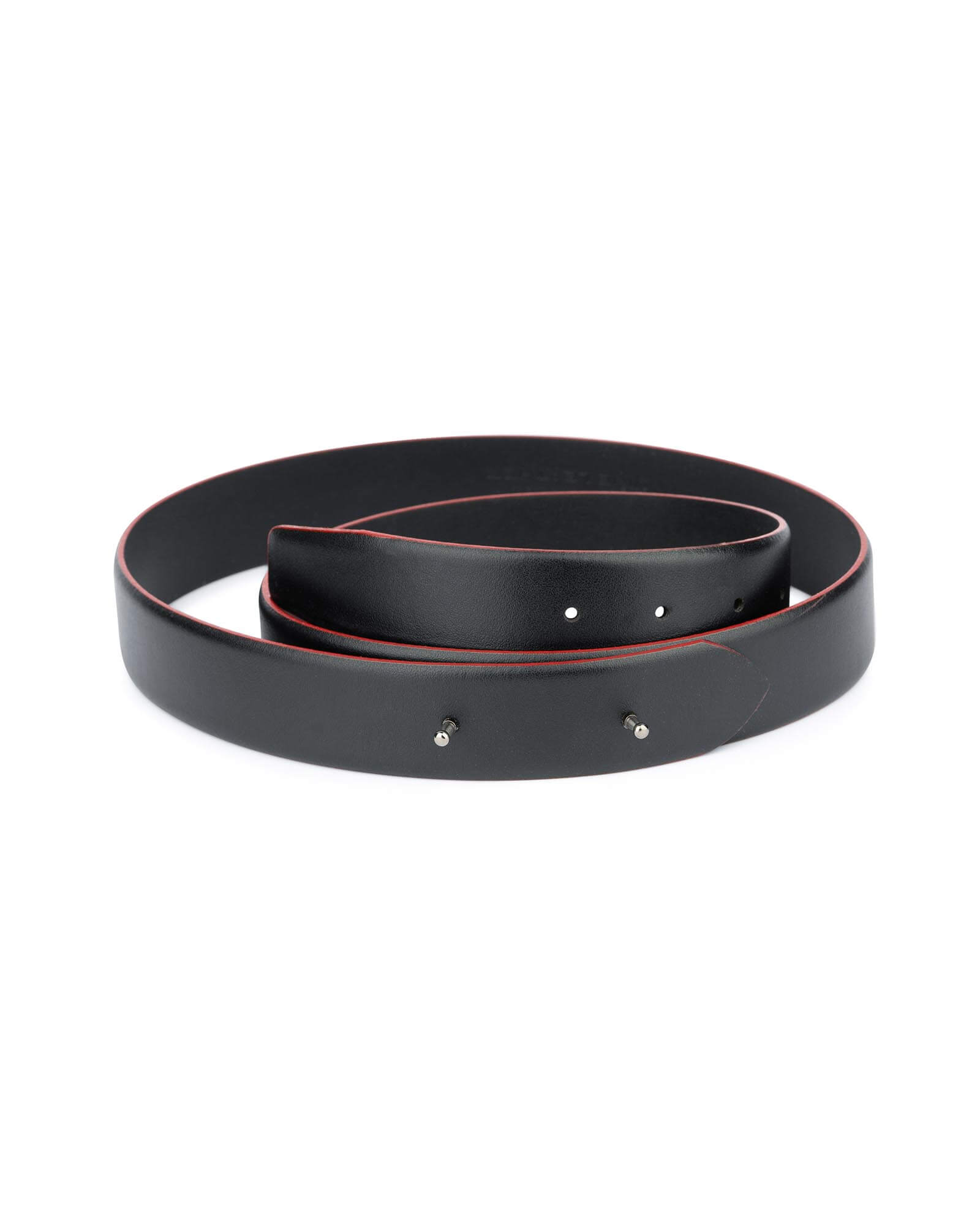 DIY Black Center Bar Pin Belt Buckle Replacement for Leather Belt Fit 40mm  Strap