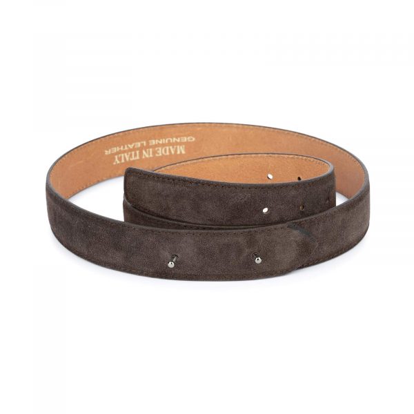 mens brown suede belt without buckle 35usd 28 42 0