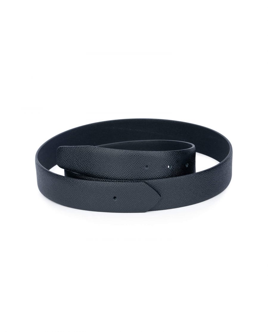 replacement black saffiano leather belt strap 35usd 28 42 3 1