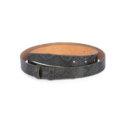 replacement green snake print belt strap 25 mm 0