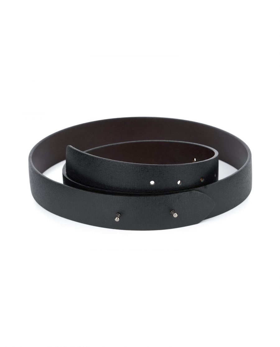 reversible saffiano leather belt without buckle 35usd 28 40 0