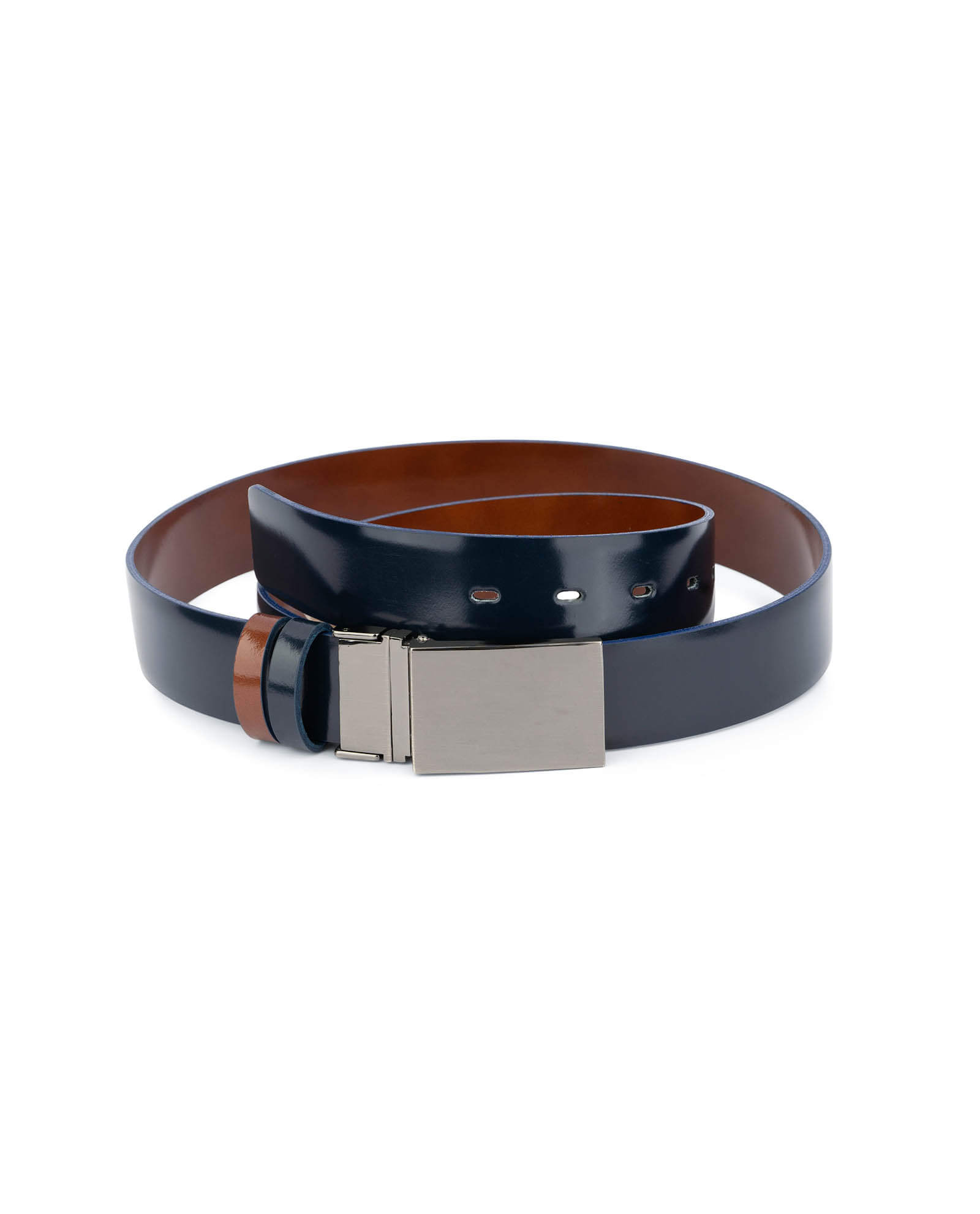 3.5cm Reversible Leather Belt