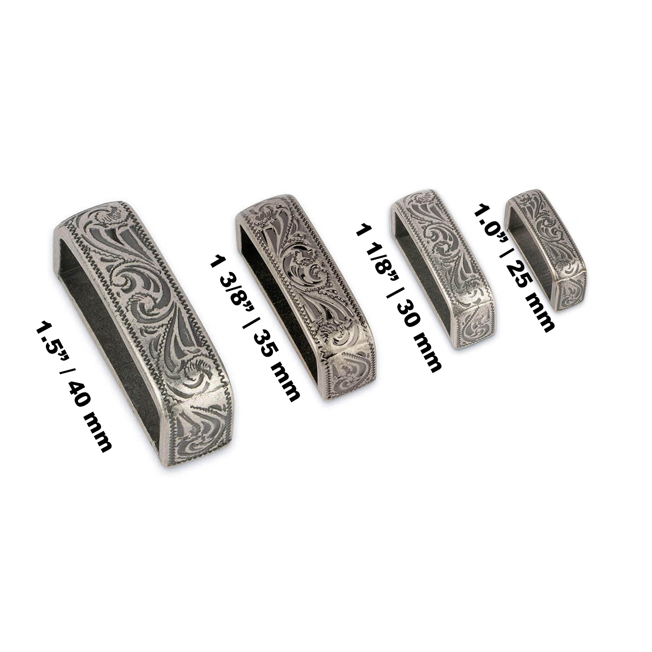 Buy Silver Metal Belt Loop 1 1/8 Inch