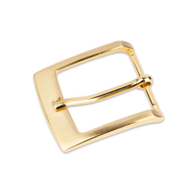 gold belt buckle mens classic italian 35 mm 1