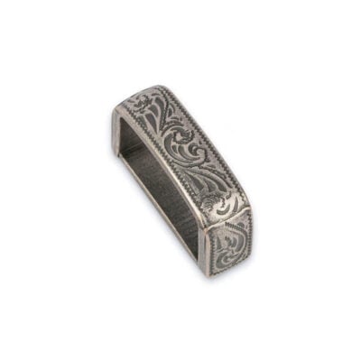 silver metal belt loop 1 inch 1