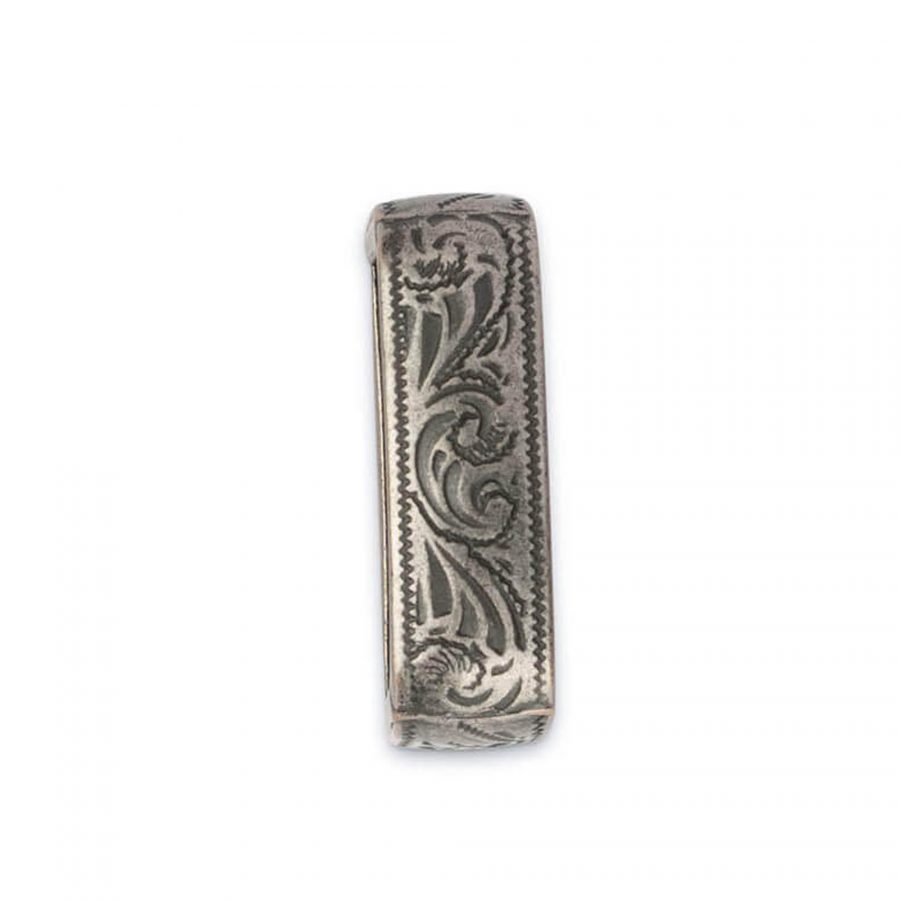 silver metal belt loop 1 inch 2