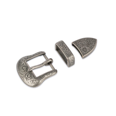 western belt buckle 3 piece set 1 0 inch 25 mm 1