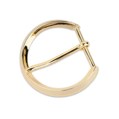 womens gold round belt buckle 1