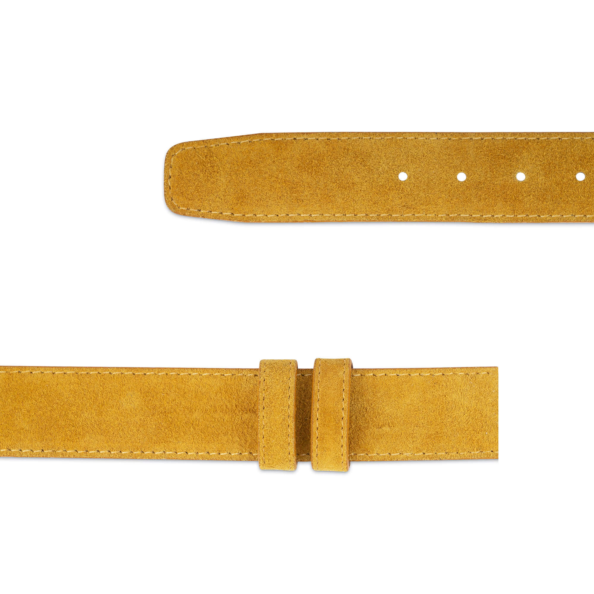 Buy 1.5 Inch Camel Suede Leather Belt Strap | LeatherBeltsOnline.com