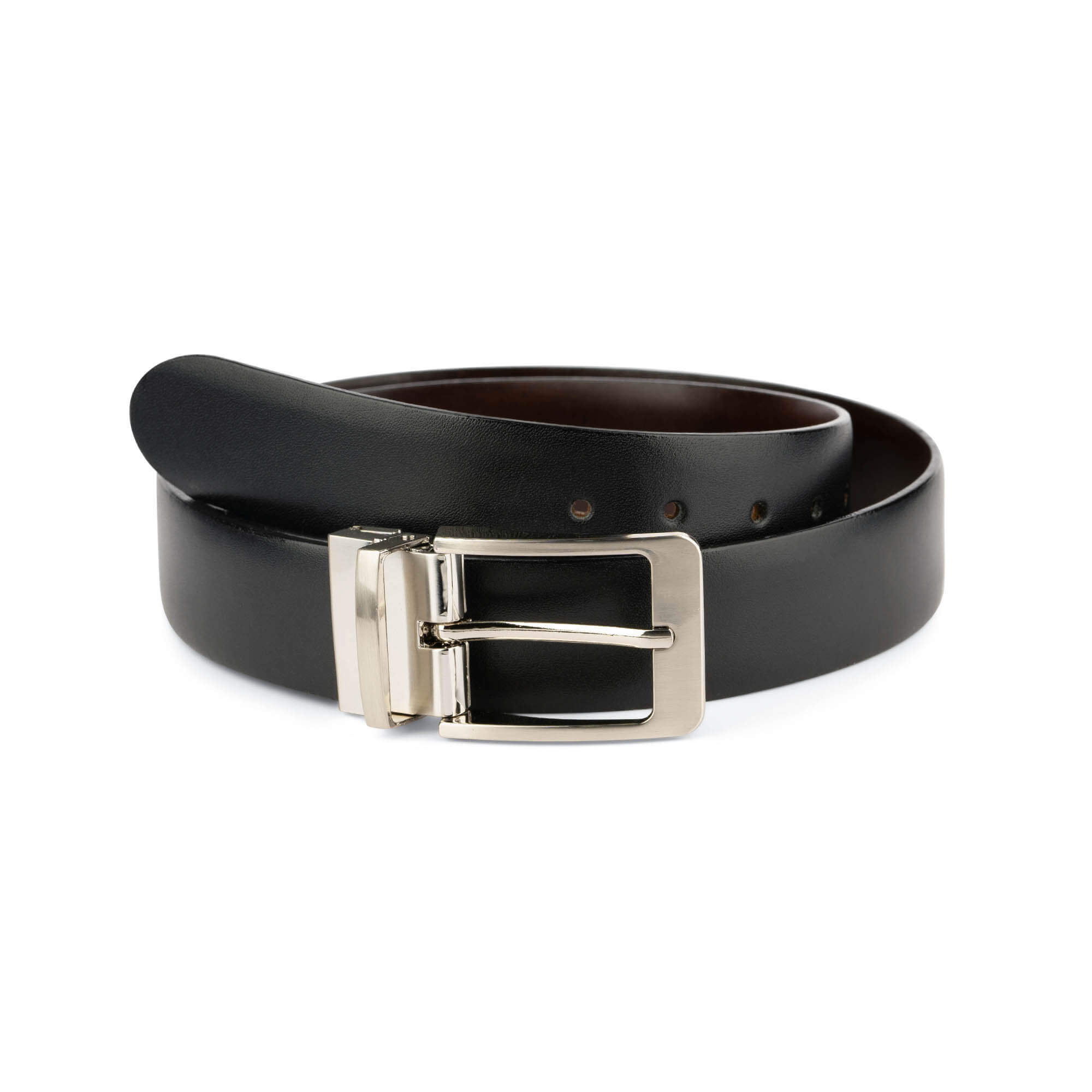 3.5cm Reversible Leather Belt